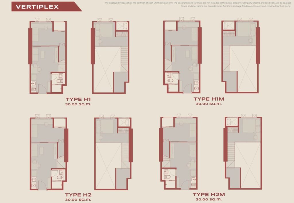 Aspire Sukumvit Rama 4 Floor Plan - Vertiplex