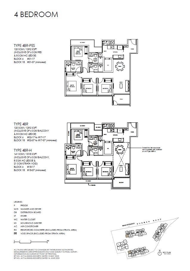 Grand Dunman - 4 Bedroom Floor Plan