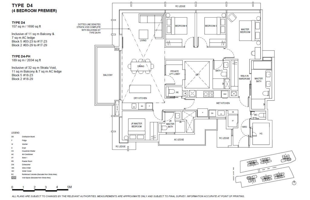 The Continuum 4 bedroom premier floor plan
