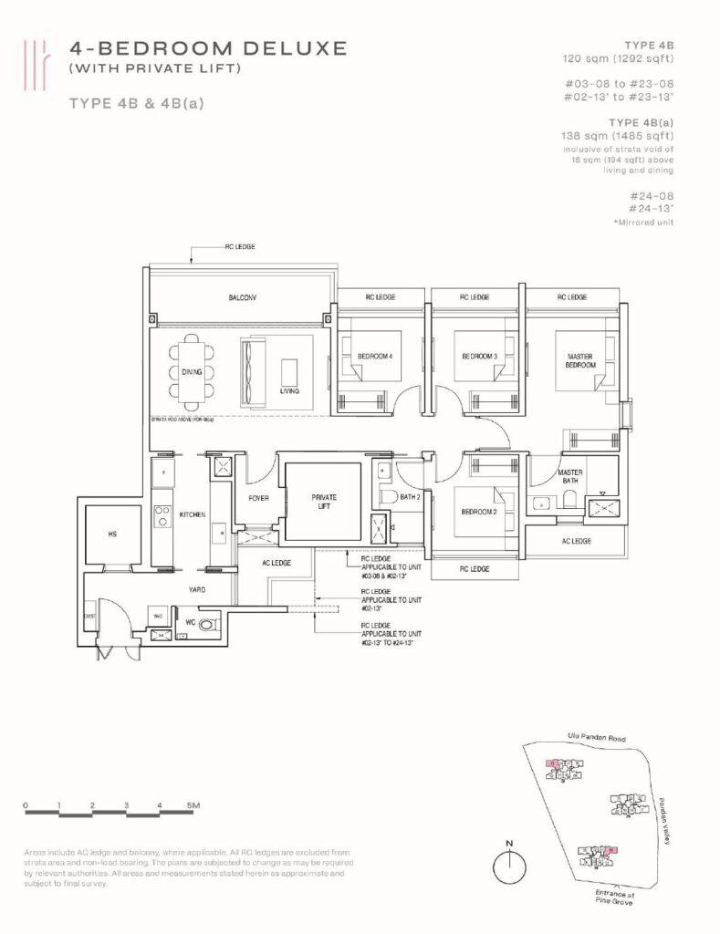pinetree hill 4 bedroom deluxe floor plan