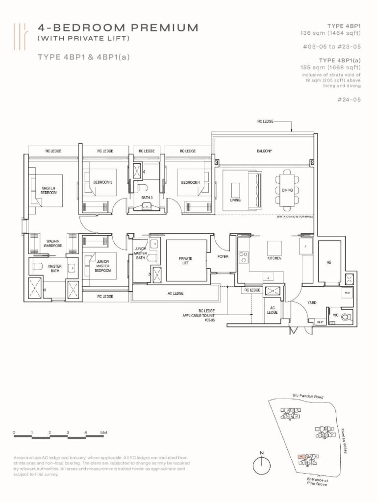 pinetree hill 4 bedroom premium floor plan