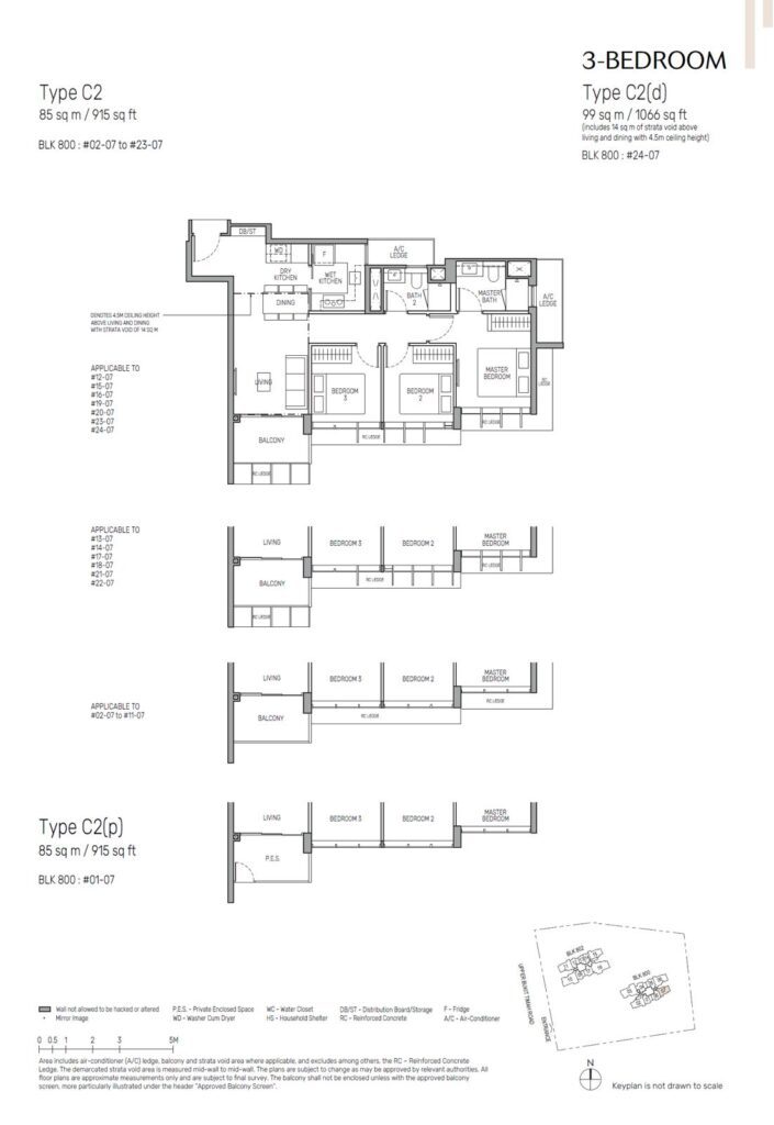 the myst 3 bedroom floor plan