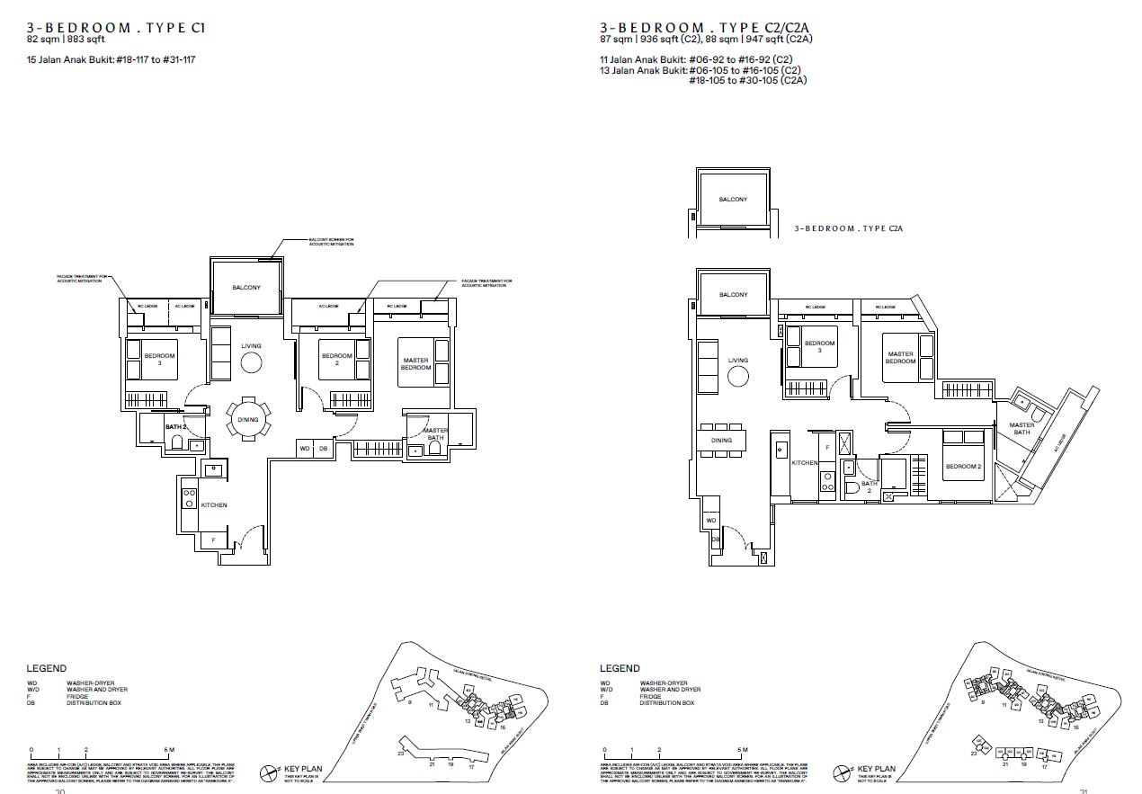 the reserve residences 3 bedroom floor plan